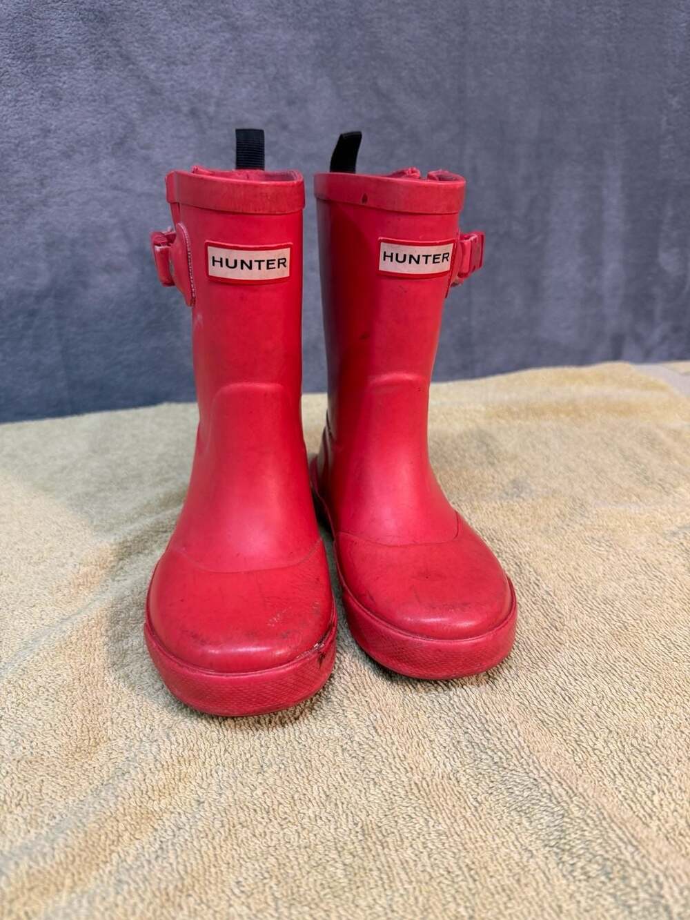 Hunter Kids First Classic Red Rubber Rain Boots